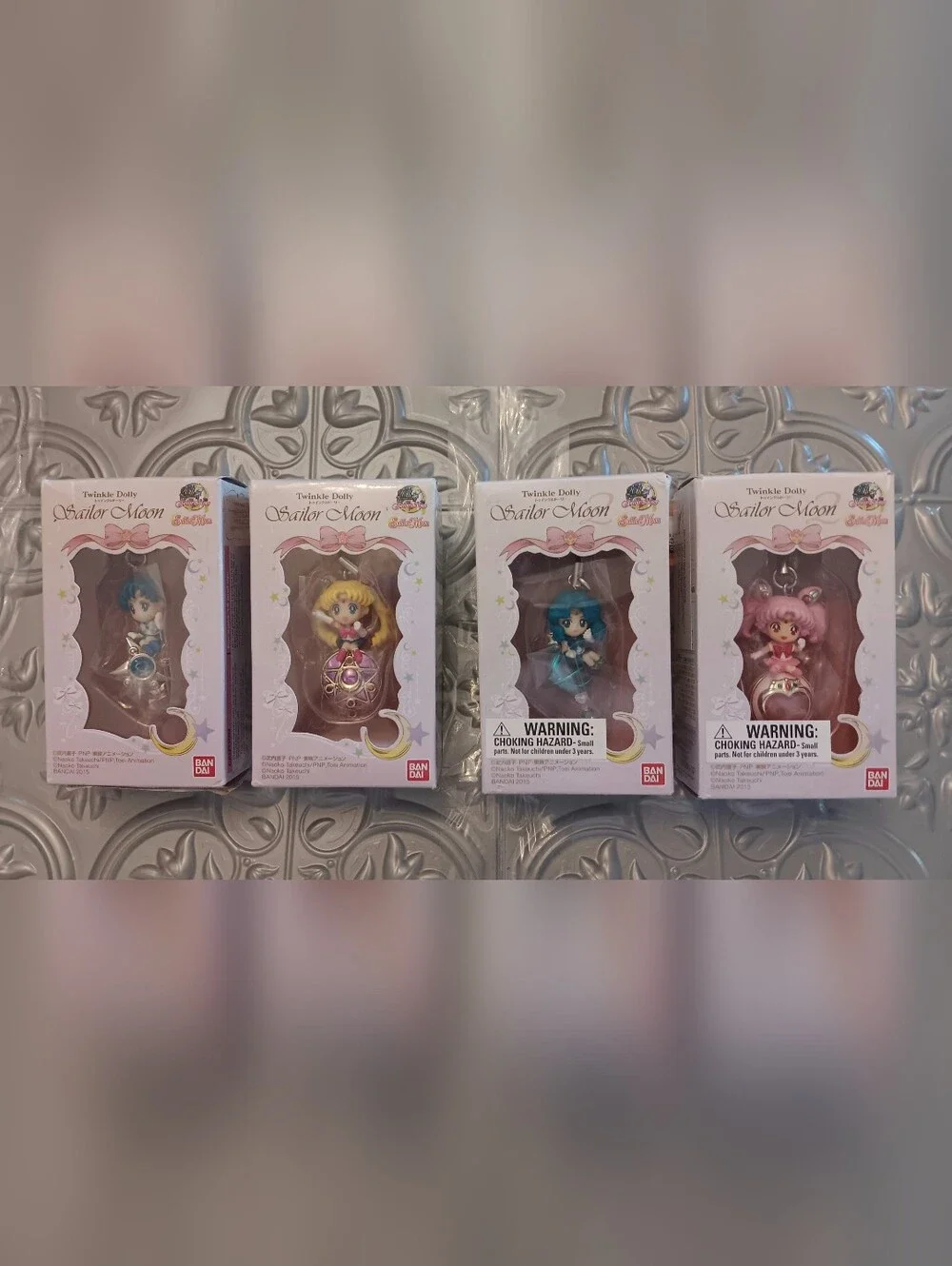 Sailor Moon Twinkle Dolly 4 Piece Lot NEW Collectible Figure 20th Anniversary